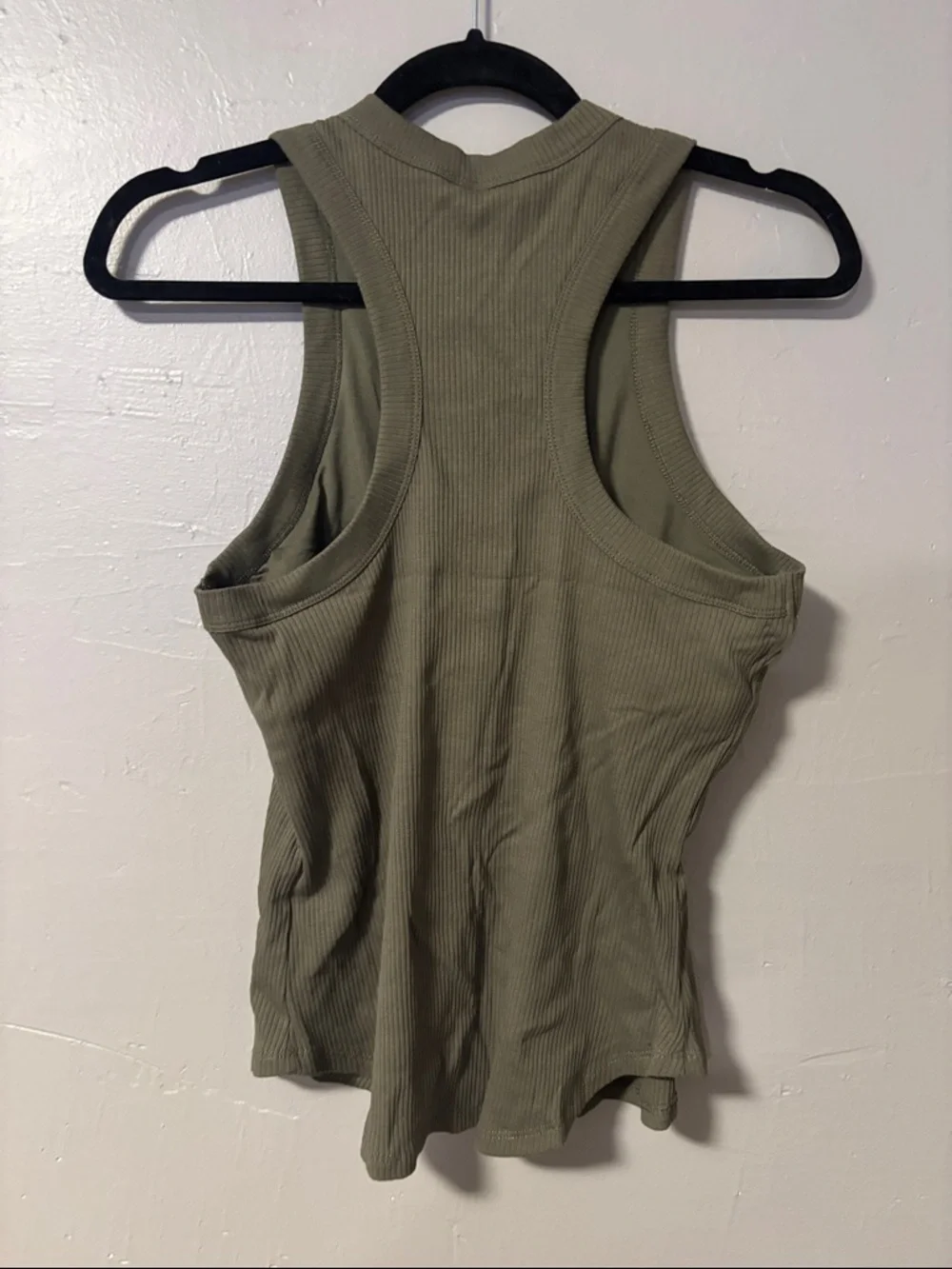 Fabletics Olive Ribbed Tank Top - Picture 4 of 5